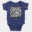 Straight Outta Chrompet Onesie/Romper in Royal Blue Color